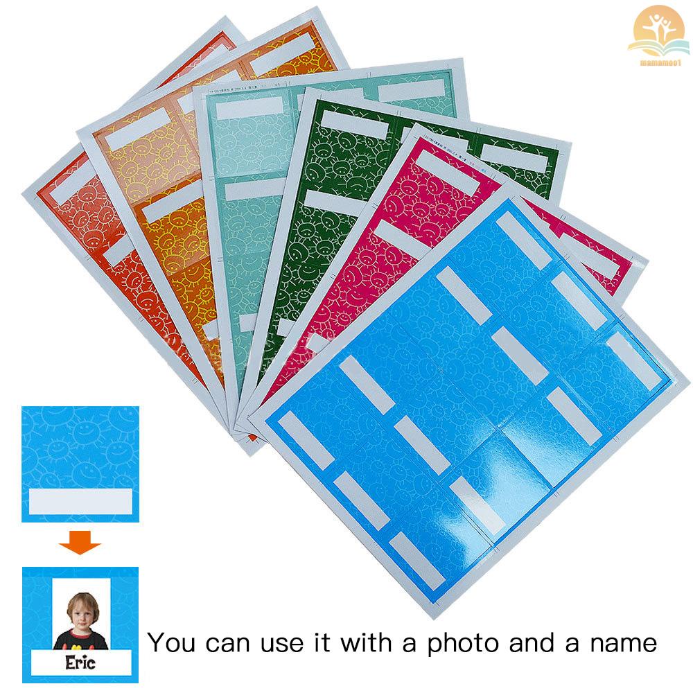 School Classroom Attendance Pocket Chart with 72 Color Cards Teacher Accessories for Classroom Management Early Education