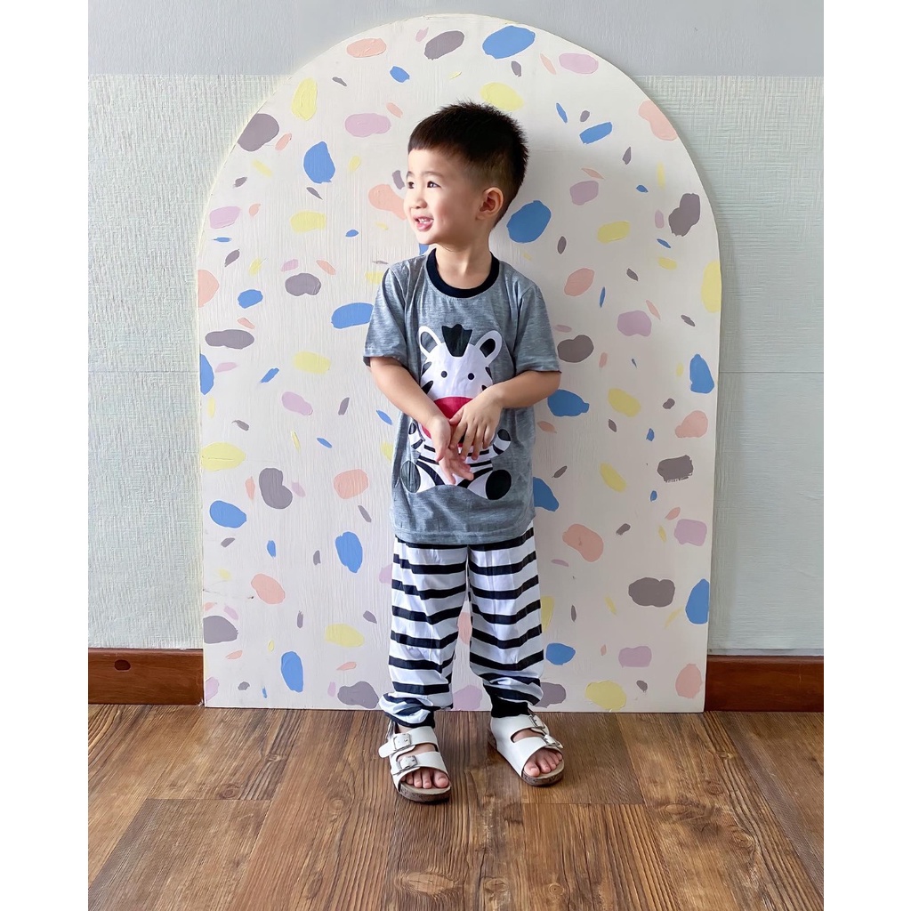 Owlet - setelan anak / piyama anak bergambar / piyama panjang / baju tidur anak