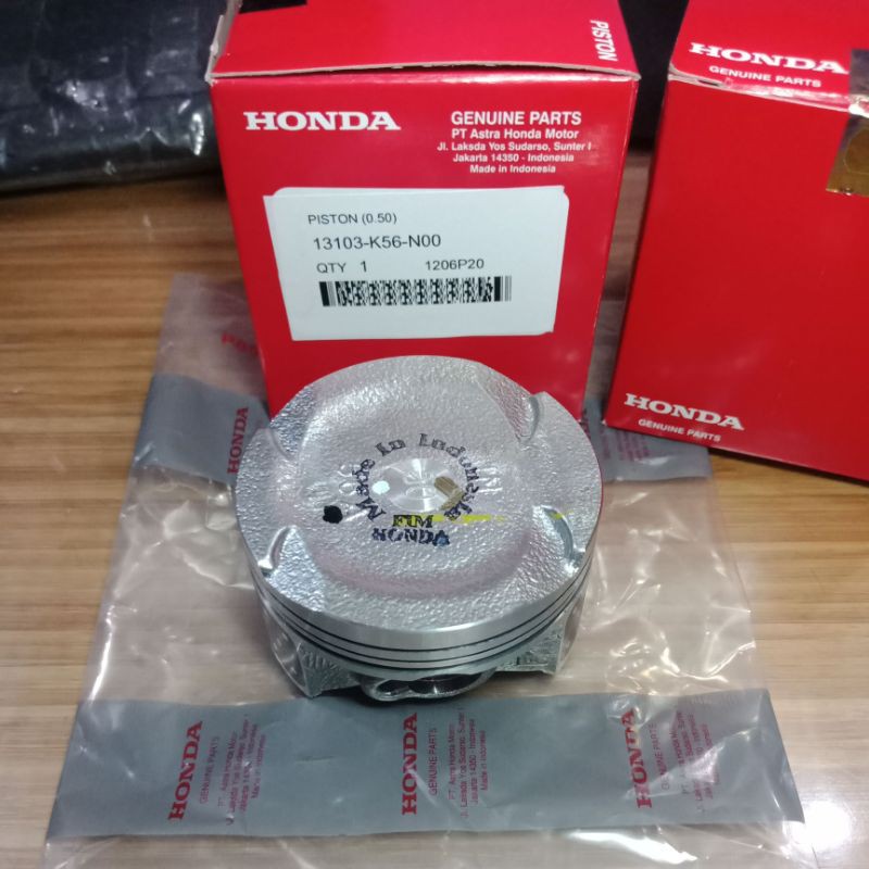 PISTON RING SEHER K56 CB CBR SUPRA GTR SONIC 150 R NEW LED SIZE OS STANDAR STD 50 ORIGINAL ORI ASLI HONDA AHM-PISTON 50/0.50