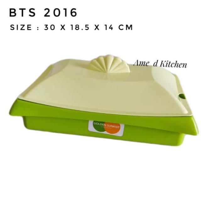 Basi tutup segi BTS 2016 hijau golden sunkist