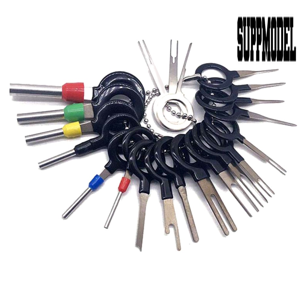 21pcs Alat Kunci Terminal Penghilang Pin Extractor Crimp Konektor Kabel Listrik Otomatis Untuk Perbaikan