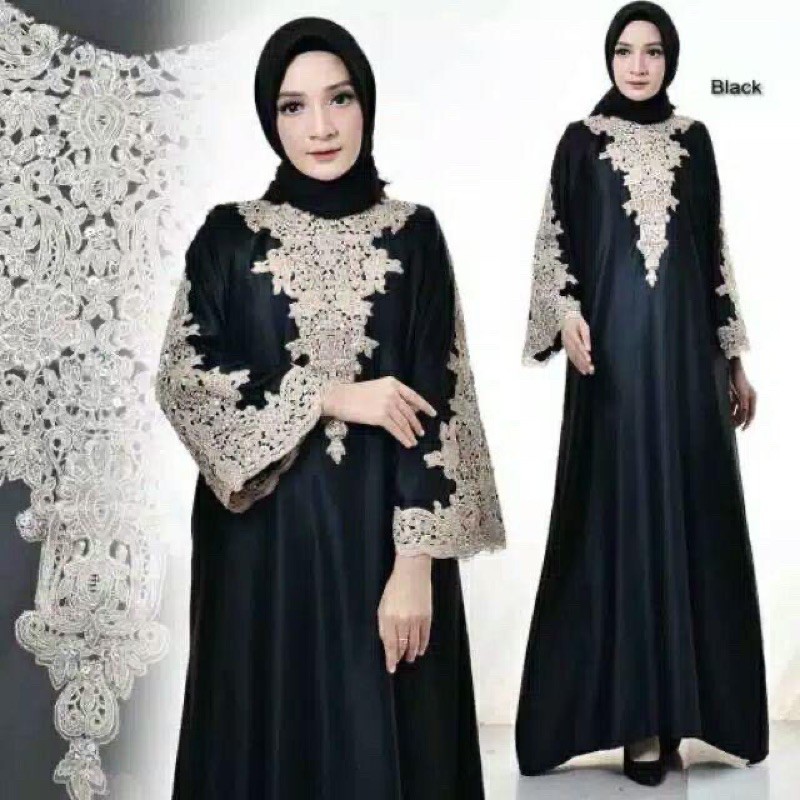 KAFTAN BORDIR PAYET PREMIUM ORIGINAL LI2