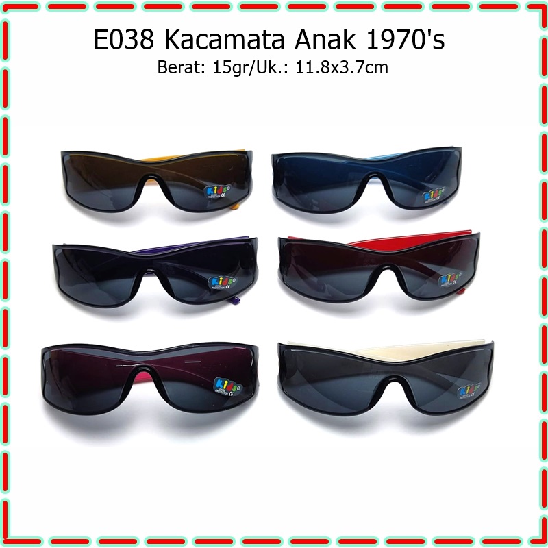 E-038 Kacamata Fashion Anak 1970's