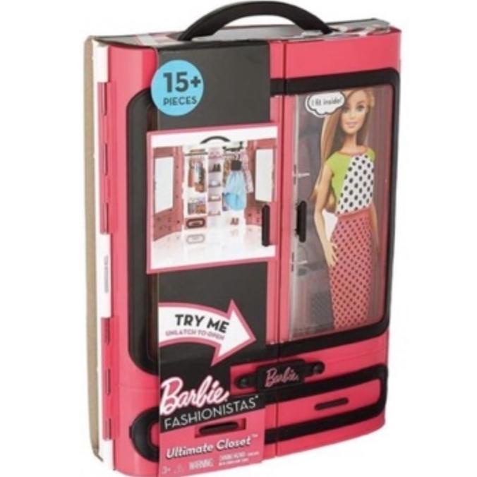 TERBARU Lemari barbie lemari baju barbie + isi