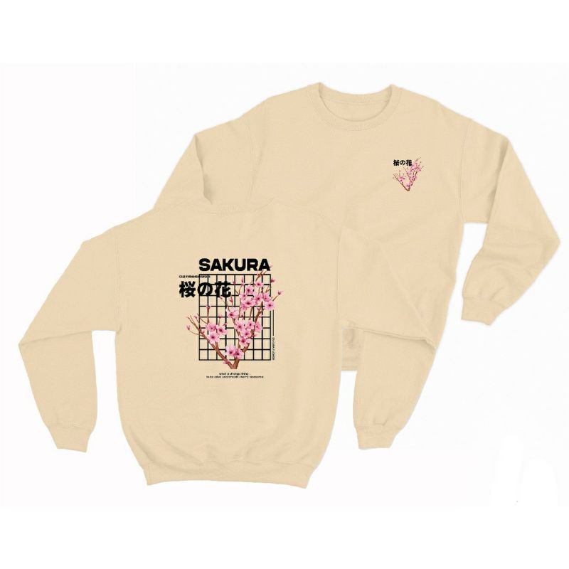 Sweater crewneck unisex (Sakura)