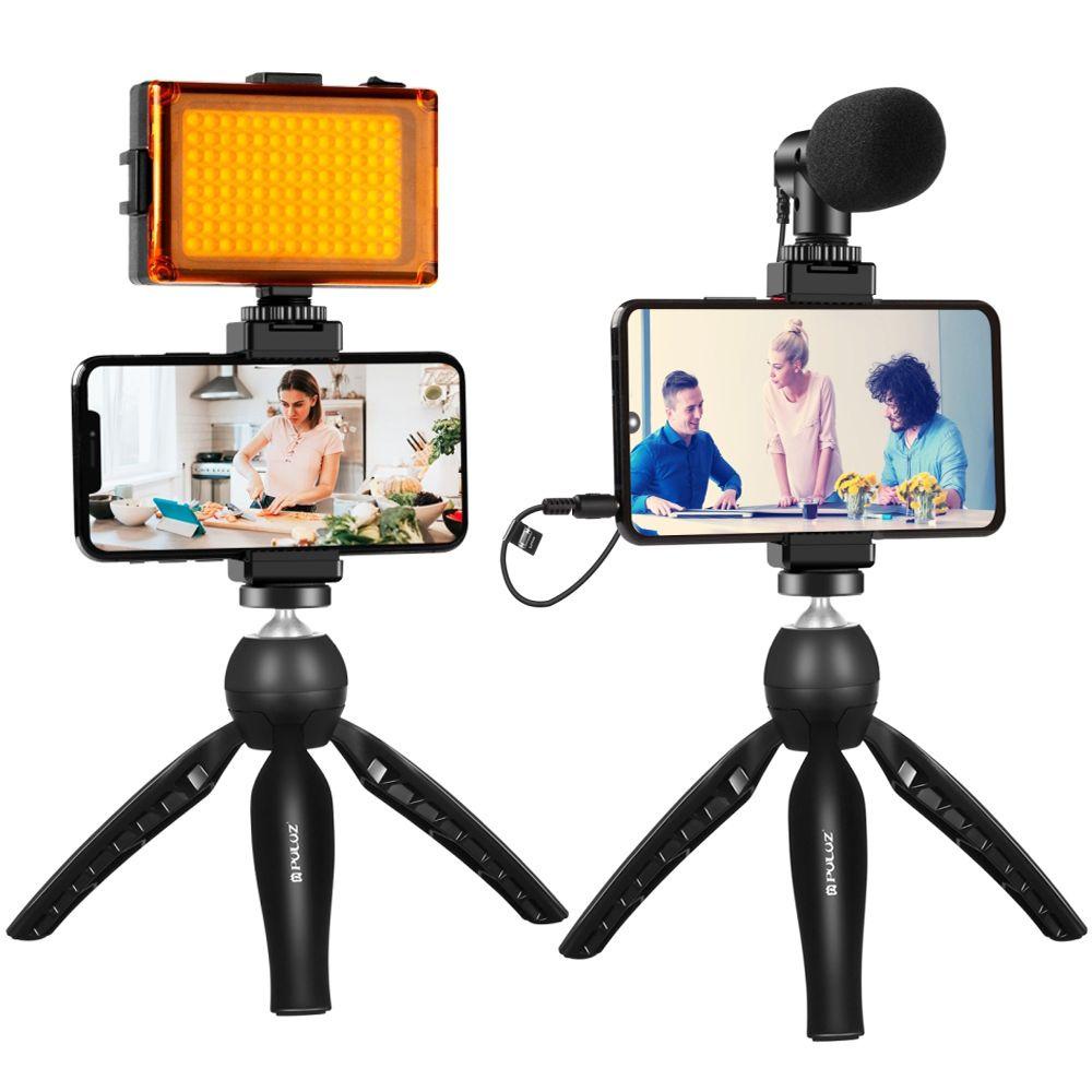 Preva Kit Fotografi Smartphone Video Shooting Phone Clamp Tripod Siaran Langsung