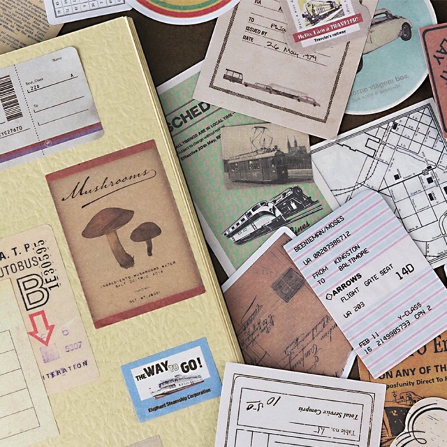 

Travelers Sticker Set The 2019 Journey - BuJo Bullet Journal Supplies