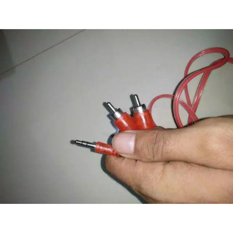 KABEL RCA / KABEL AUX WARNA 1 KE 2