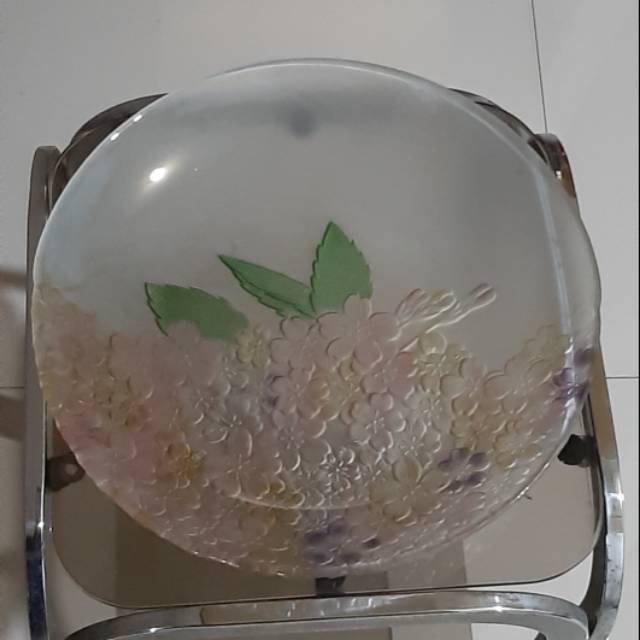 PIRING SAJI BUAH KUE KACA BESAR
