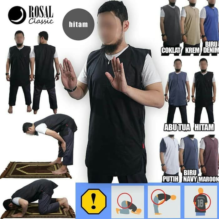 KAOS  Rompi Clasic - Rompi Sholat (Rosal)  COC KATOO