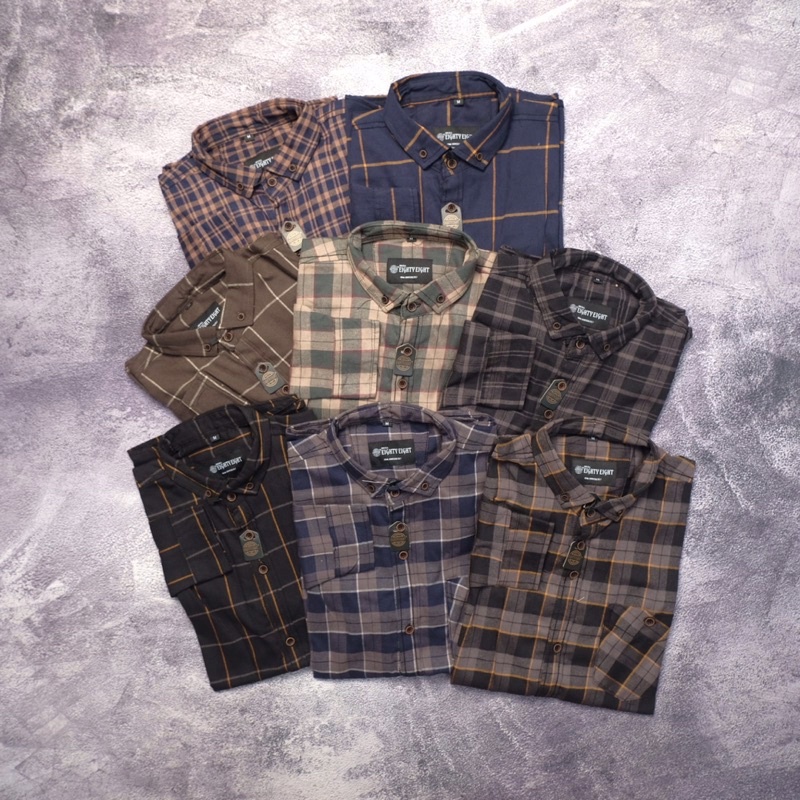 TERLARIS BAJU KEMEJA SLIMFIT PRIA | BAJU LEBARAN PRIA | BAJU KOTAK - KOTAK PRIA | KEMEJA PRIA