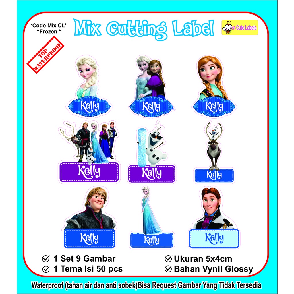 

Mix Cutting Label FROZEN