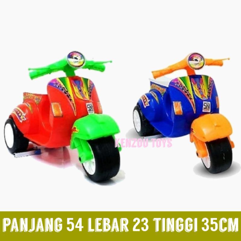 mainan vespa kecil anak taril dorong