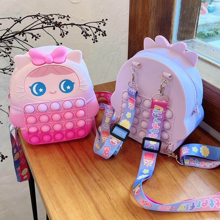 TAS ANAK POP IT JELLY / TAS POP IT ANAK SELEMPANG UNICORN / TAS POP IT ANAK TERMURAH - P-040