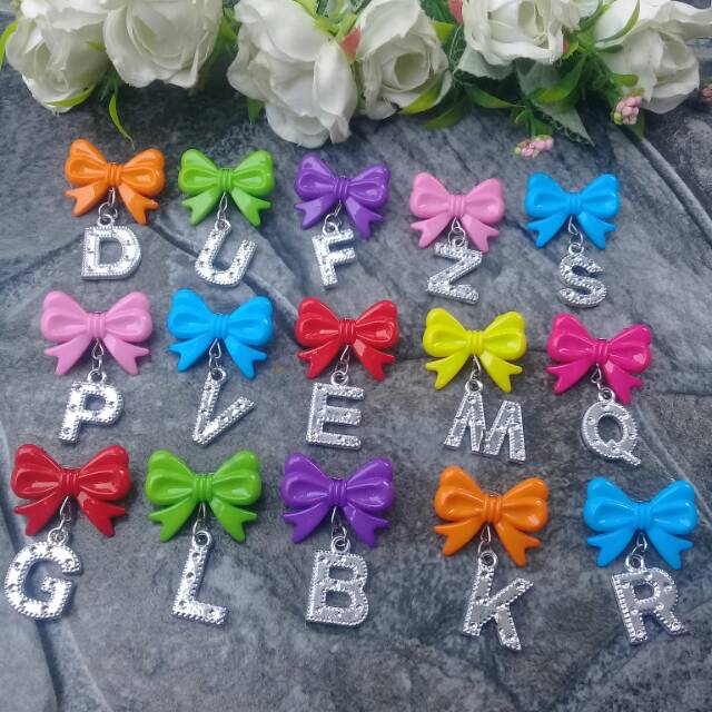 Pita mini huruf bros pita mini bros murah meriah bros souvenir