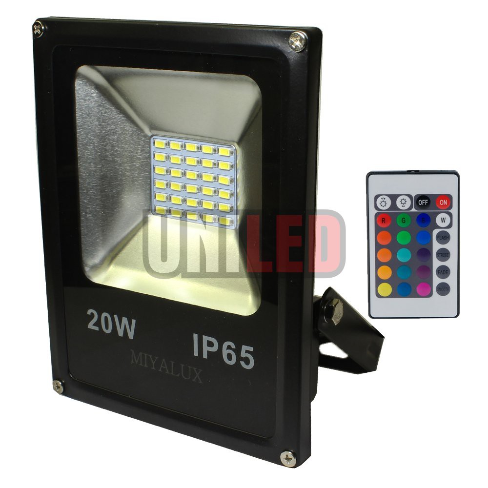 Lampu Sorot LED Warna warni  RGB  SMD 20watt Termurah