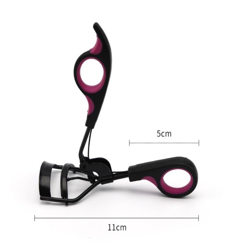 1pc Penjepit Bulu Mata Palsu Bahan Stainless Steel Warna Hitam Ungu