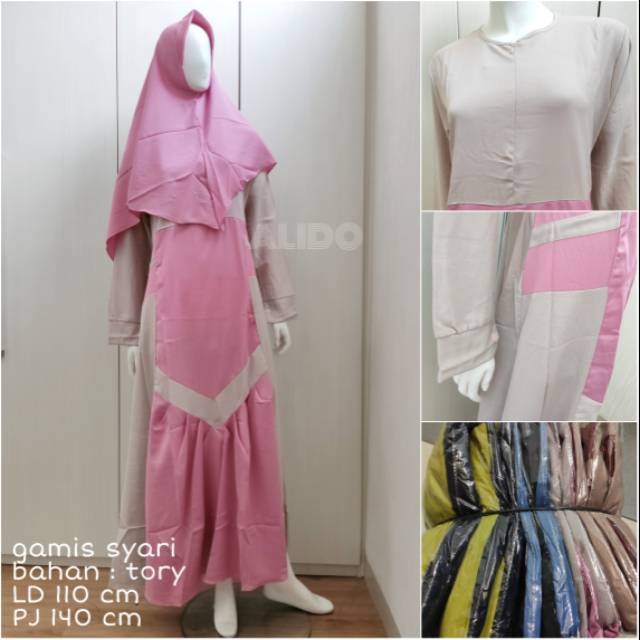 Gamis Syari 5001 / Gamis Syari Tory / Gamis Syari Modern / Gamis Syari Jumbo