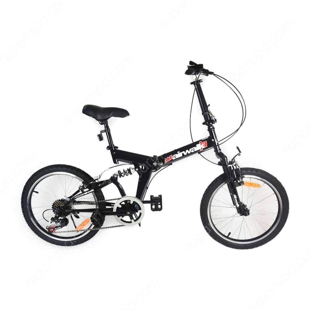 Airwalk Expresso Suspension Sepeda Lipat 20 7-Speed - Hitam