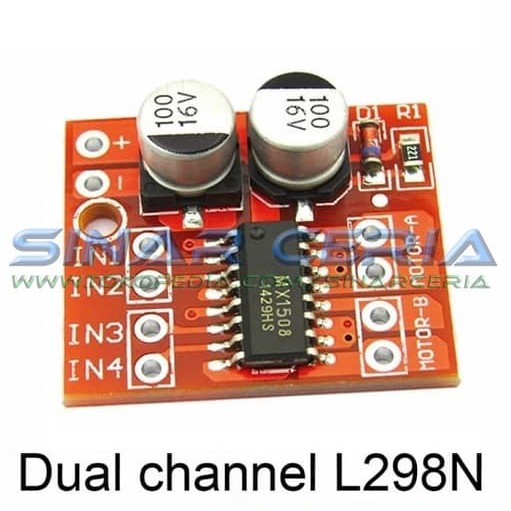 L298N Module PWM Speed Dual H-Bridge Stepper 1.5A DC Motor Driver