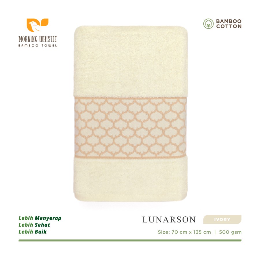 Handuk Mandi Dewasa Terry Palmer Morning Whistle Bamboo Lunarson Handuk / Handuk Mandi 70 x 135 cm