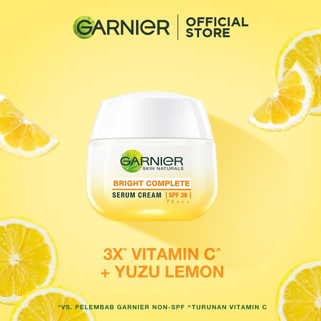 Garnier Bright Complete Serum Day Cream SPF36 Skin Care - 50ml