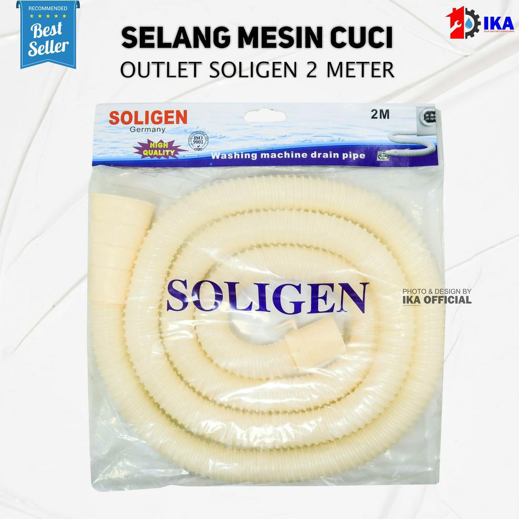 selang saluran pembuangan air mesin cuci 2 meter outlet soligen 100%