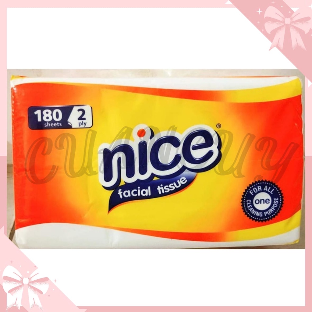 Cuancuy - Tissue Nice Tisu 250 Sheet Tisue Wajah Tisue Kamar Mandi Tisue Facial Soft 2ply Termurah-1