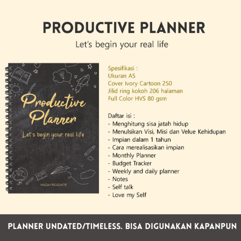 

Produktif Planner by muda produktif
