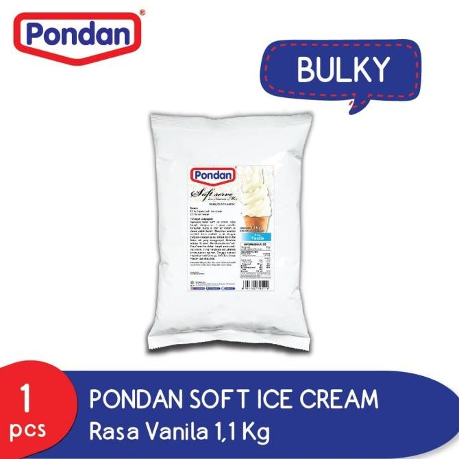 

Pondan soft ice cream vanilla