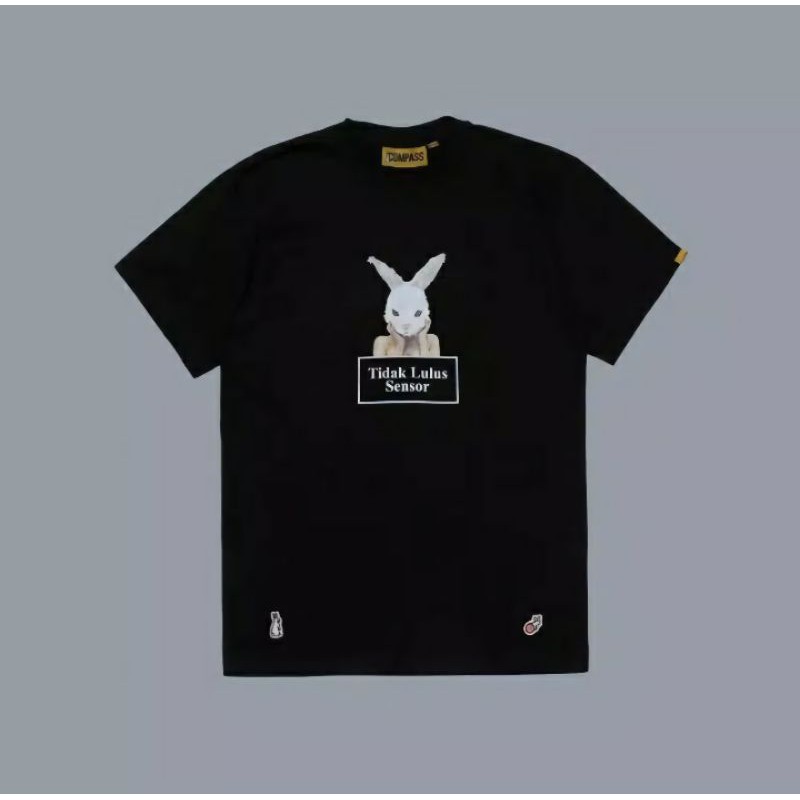 KAOS COMPASS X FR2 T-SHIRT FXXKING RABBIT SIZE L ORIGINAL