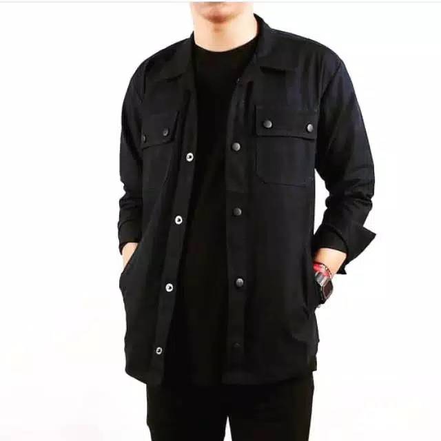 ORIGINAL WOLV Jaket Semi Parka Premium Jaket Pria Kameja Pria Jaket Trucker Jaket Canvas Jaket Casual - DYC STORE