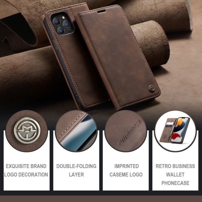 Realme 9 Pro Plus + 8 8 Pro GT 4G 5G Leather Flip Wallet Case Dompet Magnetic Standing Cover Caseme