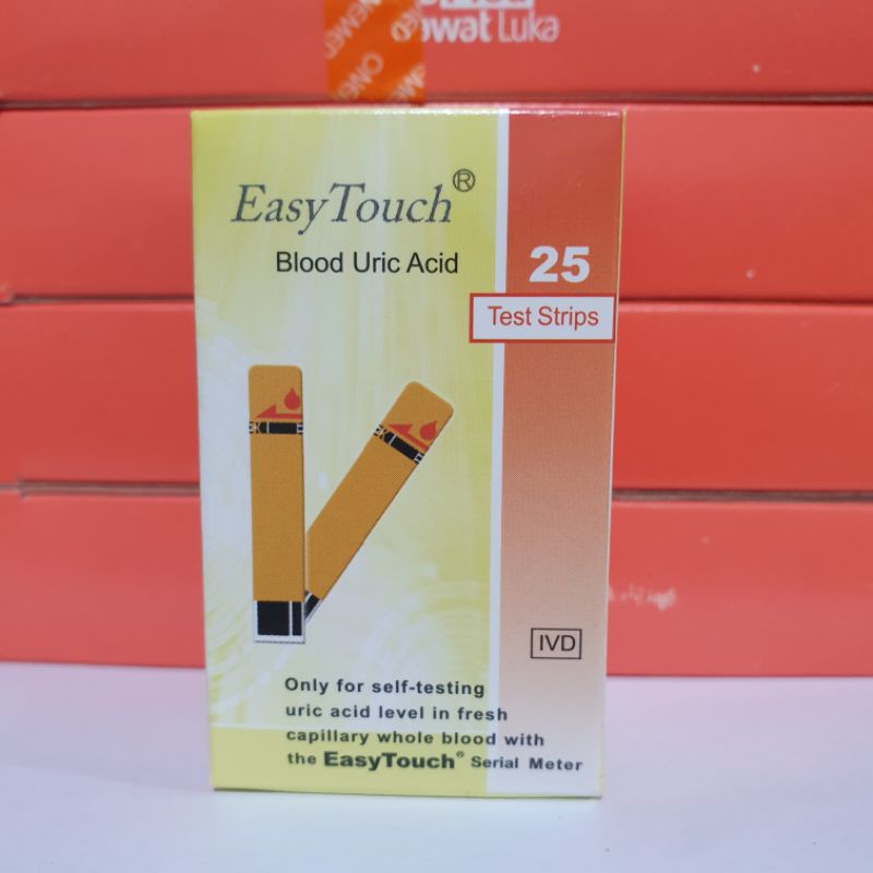 Strip Asam Urat Easy Touch Stik Asam Urat Easy Touch Uric Acid