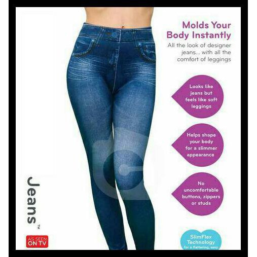 JEANS PELANGSING / CARESSE JEANS / CELANA LEGGING JEAN SLIMMING
