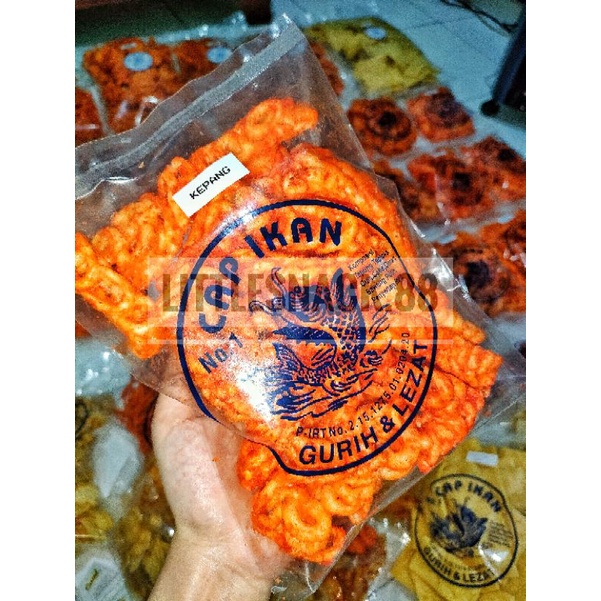 

KERUPUK CAP IKAN KEPANG 80GR