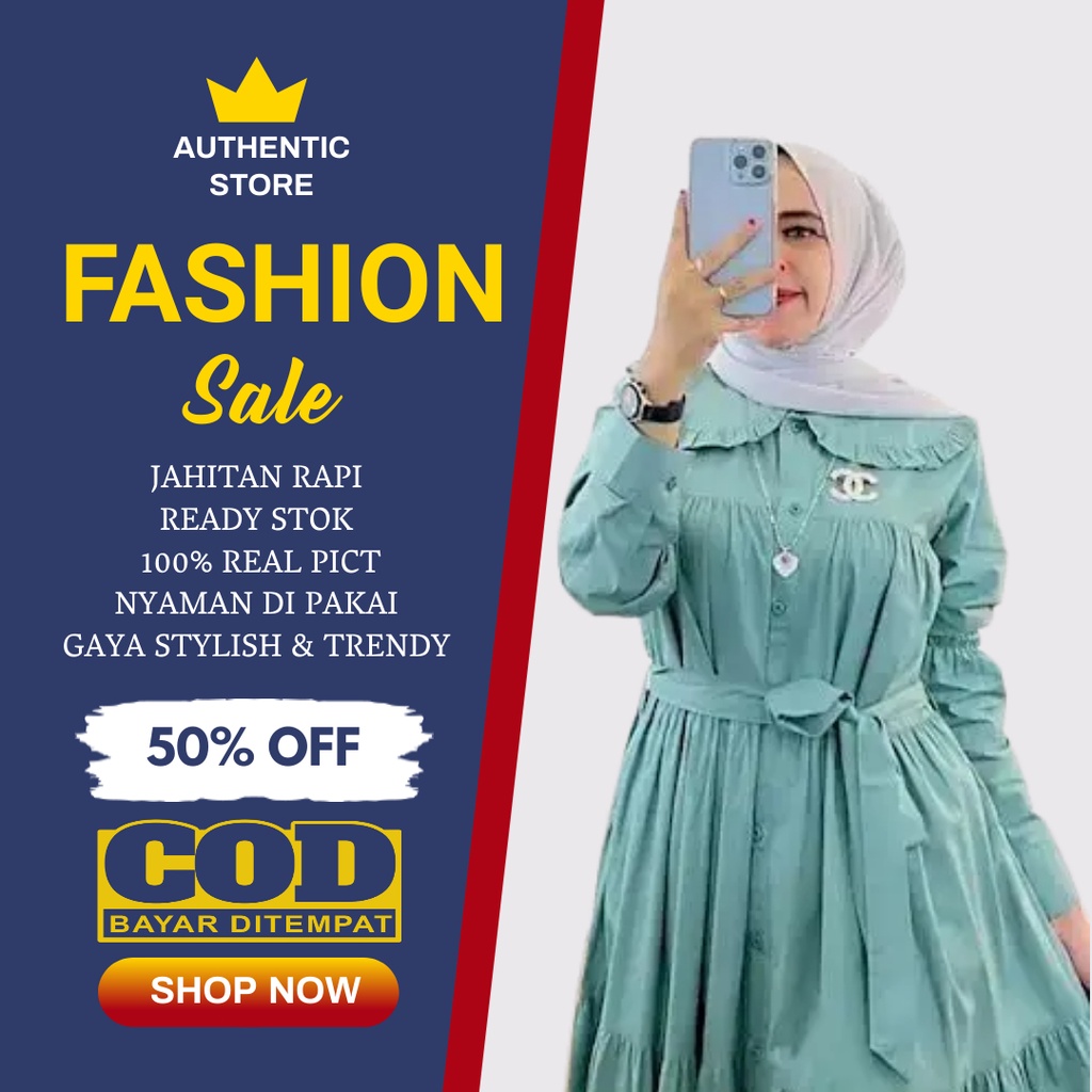 BAJU DRESS GAMIS MALAYSIA WANITA TERBARU LILAC CANTIK MODERN KEKINIAN DRES FASHION PEREMPUAN MUSLIM 