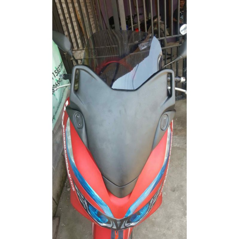 frame windshield baby forza pcx lokal, tameng baby forza pcx lokal