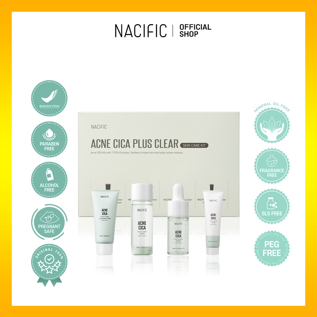 Nacific Acne Cica Plus Clear KIT Skin Care RENEW-1