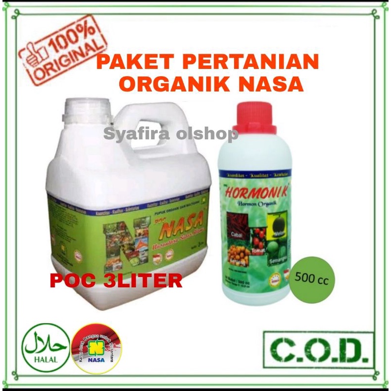 COD / PUPUK NASA 1 PAKET / PUPUK POC NASA 3 LITER / PUPUK HARMONIK 500CC