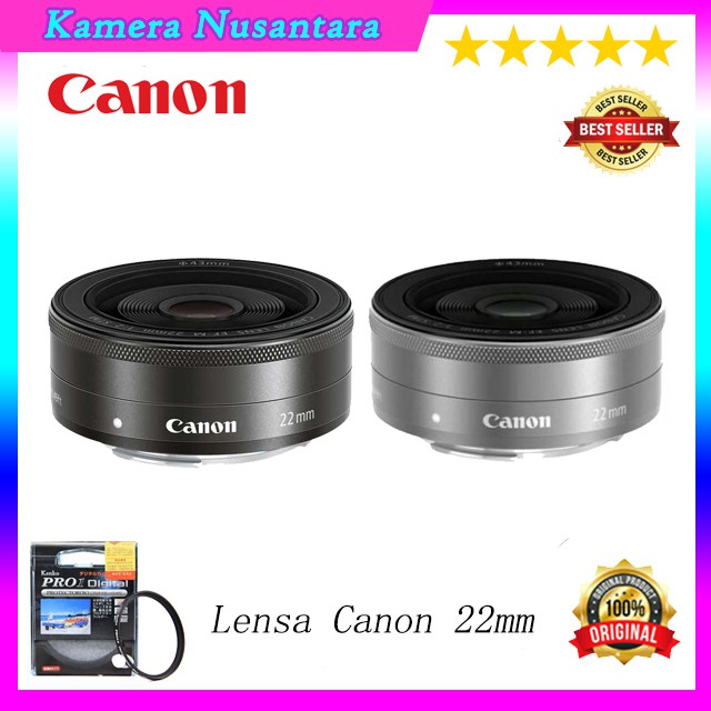 LENSA CANON 22MM STM / LENSA FIX CANON 22MM STM ORIGINAL