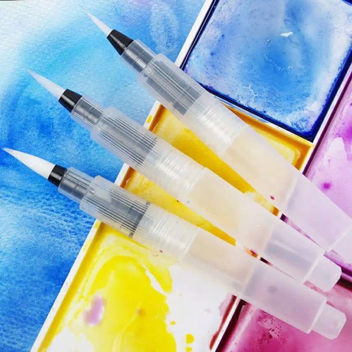 

Kuas Lukis Cat Air Paint Brush Water Color Paint Brush Set Kuas Lukis