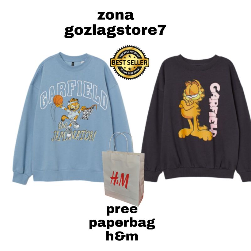 7.7 Crewneck hnm Garfield crewneck Garfield h and m