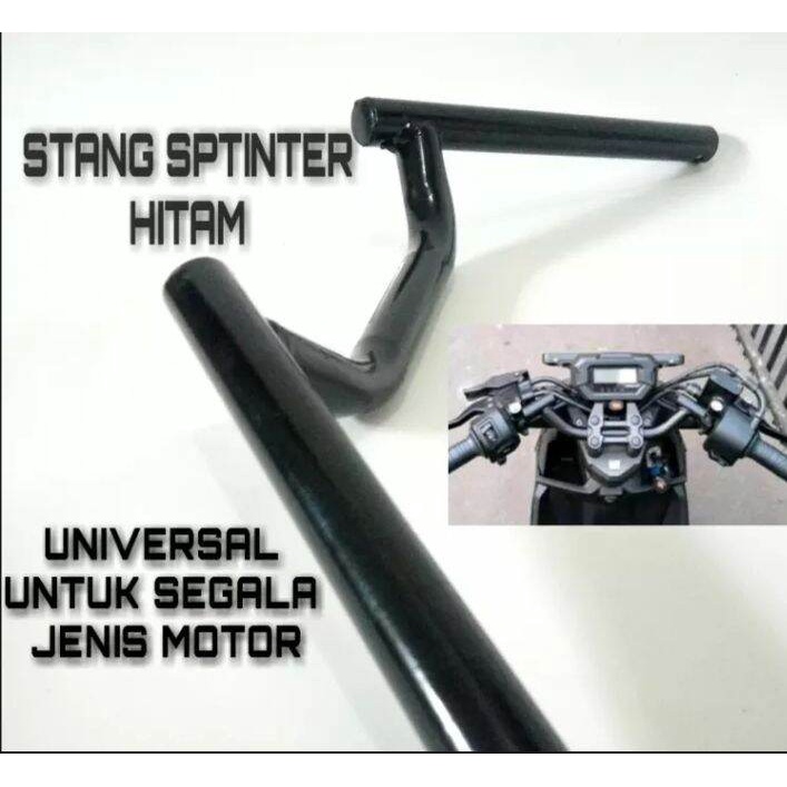 STANG STIR SPRINTER PENDEK HITAM TEBAL