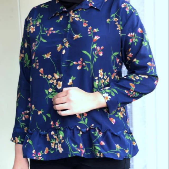 Blouse Bunga Ruffle