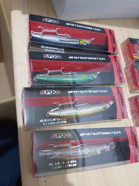 umpan minnow lure tornado codax f 90 mm 12 gr