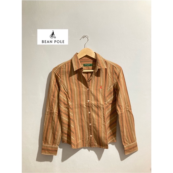 Kemeja Beanpole Coklat Garis Ladies