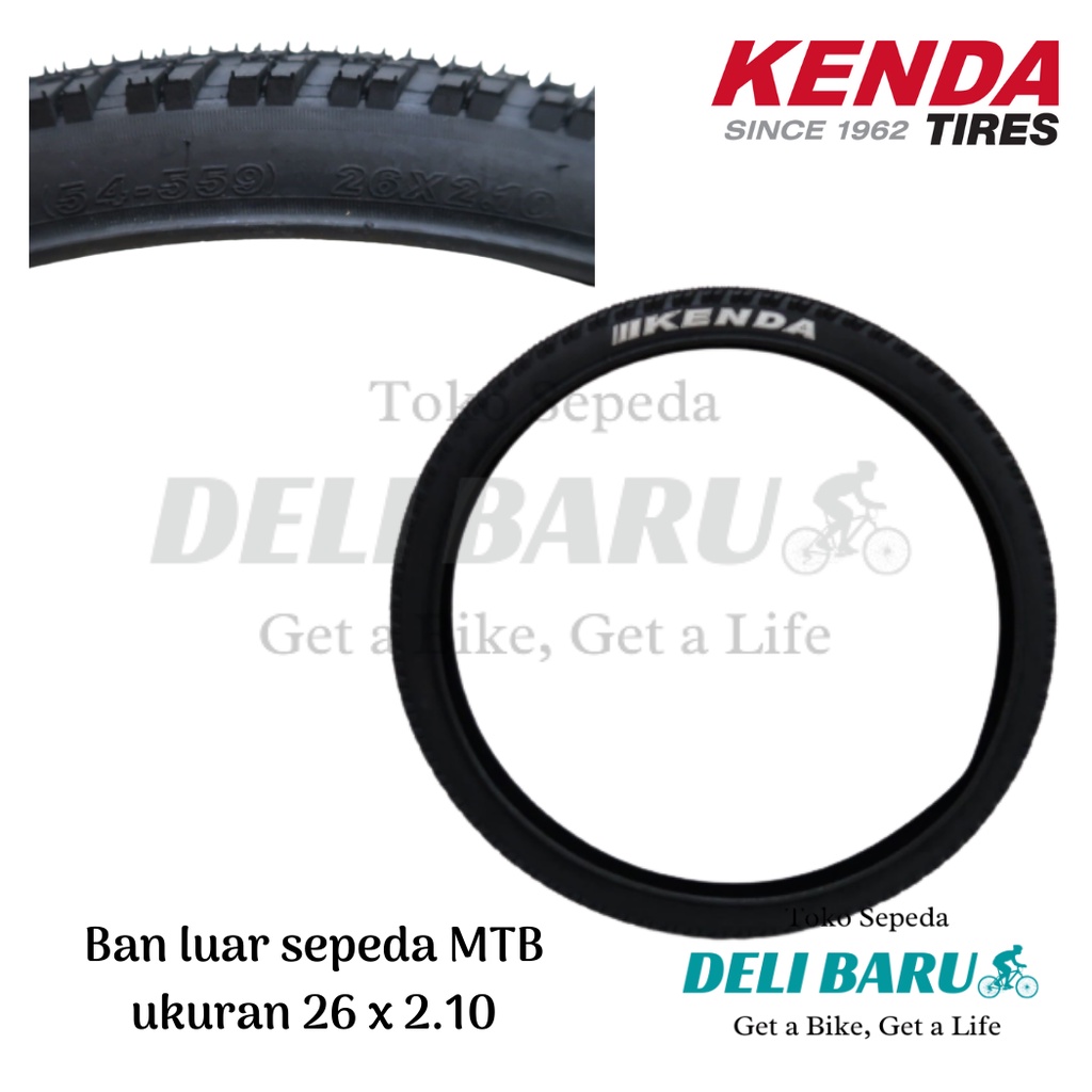 Kenda Ban luar 26 x 2.10  motif baru sepeda MTB federal