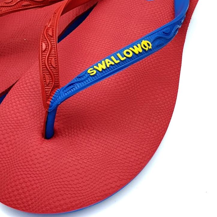 ☑ Sandal Wanita Jepit Swallow Fashion Female [Red] - Sandal Wanita Casual Jepit Swallow Merah pashio