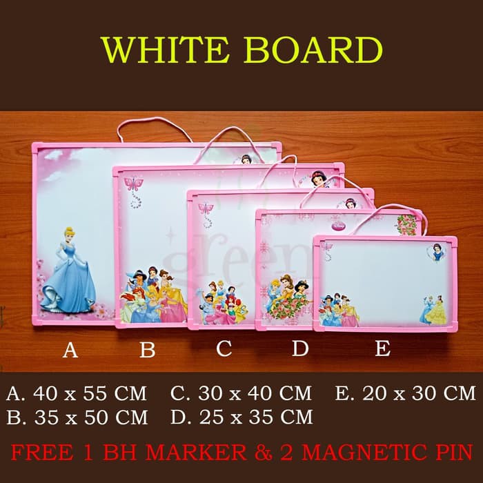 

AA135 PAPAN TULIS WHITEBOARD PAPAN TULIS 35 x 50 CM MAINAN EDUKASI